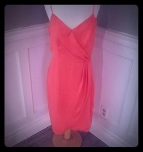 Coral Banana Republic dress